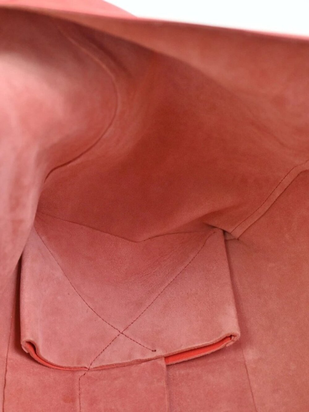 CELINE Logo Horizontal Cabas Tote Shoulder Hand Bag Leather Orange Italy 35ZA290 - Picture 10 of 14